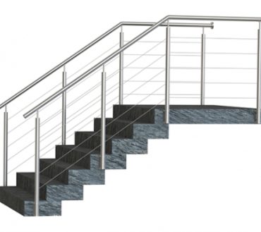 Stolpar Bar/vajer vertikal Höjd 900mm